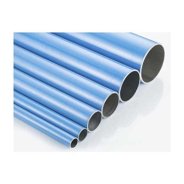 kék alumínium cső ⌀ 50, 5800mm